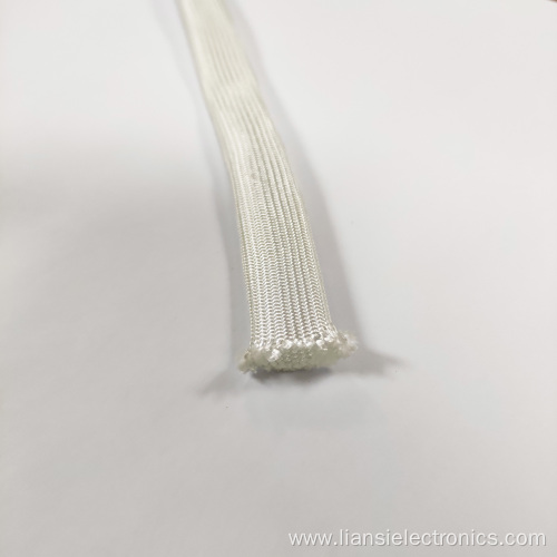 OEM hard-wearing good toughness quartz fiber braided sleeve